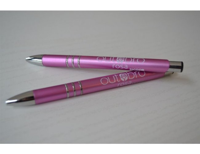 CANETA PLASTICA 8578 OUTUBRO ROSA