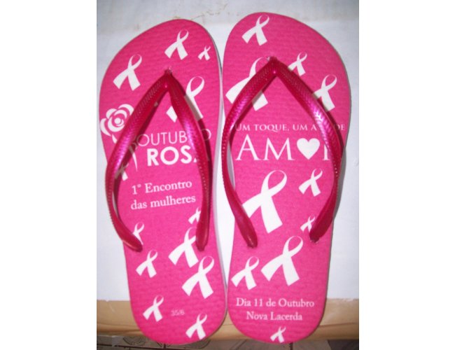 CHINELOS PERSONALIZADOS OUTUBRO ROSA