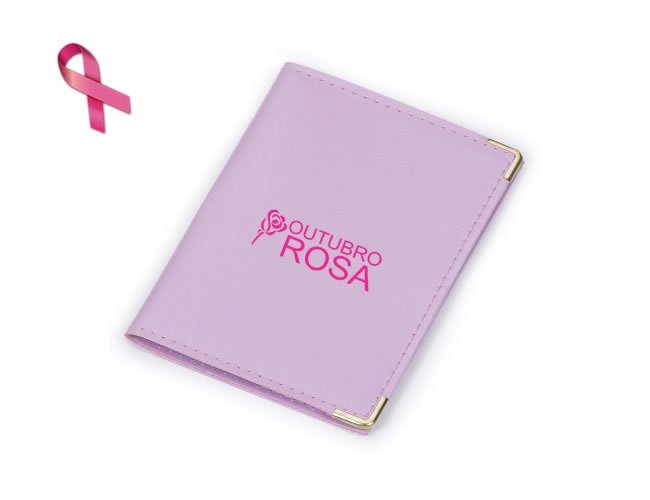 PORTA DOCUMENTO OUTUBRO ROSA